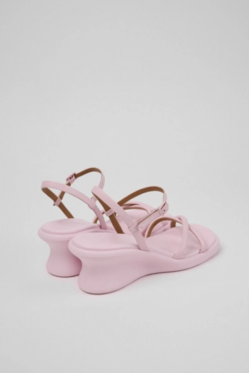 Camper Louise Leather Wedge Sandal