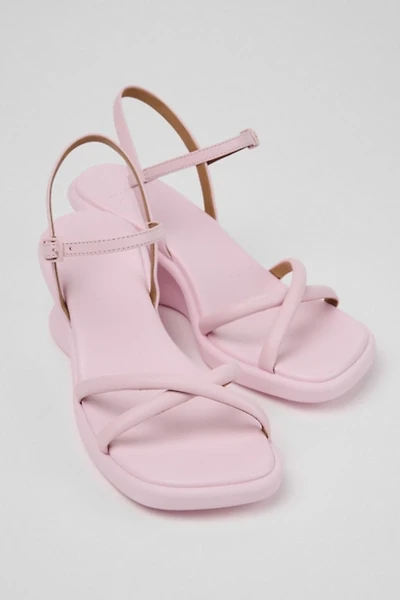 Camper Louise Leather Wedge Sandal