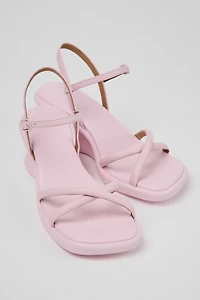 Camper Louise Leather Wedge Sandal