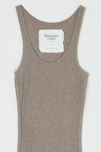 Vintage Y2k Abercrombie & Fitch Tan Ribbed Tank