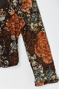 Vintage Y2k Lacy Ruched Crop Top