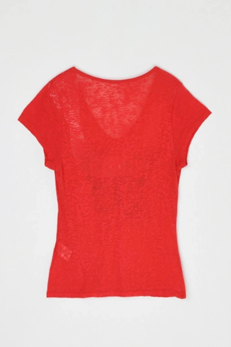 Vintage Y2k Butterfly Burnout T-Shirt