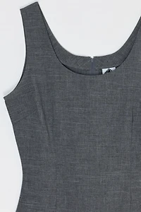 Vintage Y2k Dark Grey Mini Dress