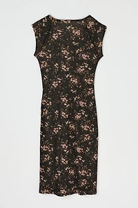 Vintage Y2k Layered Midi Dress