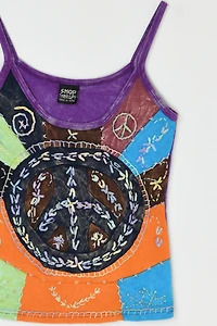 Vintage Y2k Paneled Stitched Tank Top