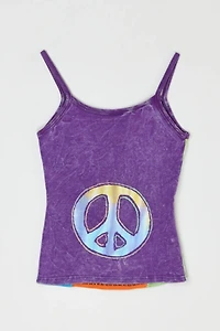 Vintage Y2k Paneled Stitched Tank Top