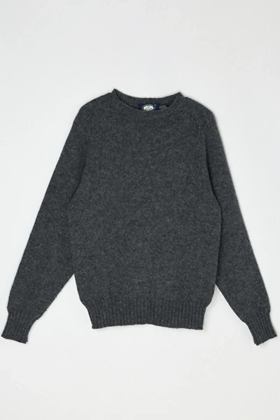 Vintage 90s Dark Grey Raglan Knit Sweater