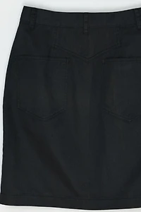 Vintage Y2k Esprit Black Twill Mini Skirt
