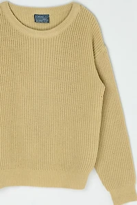 Vintage 70s Tan Knit Sweater