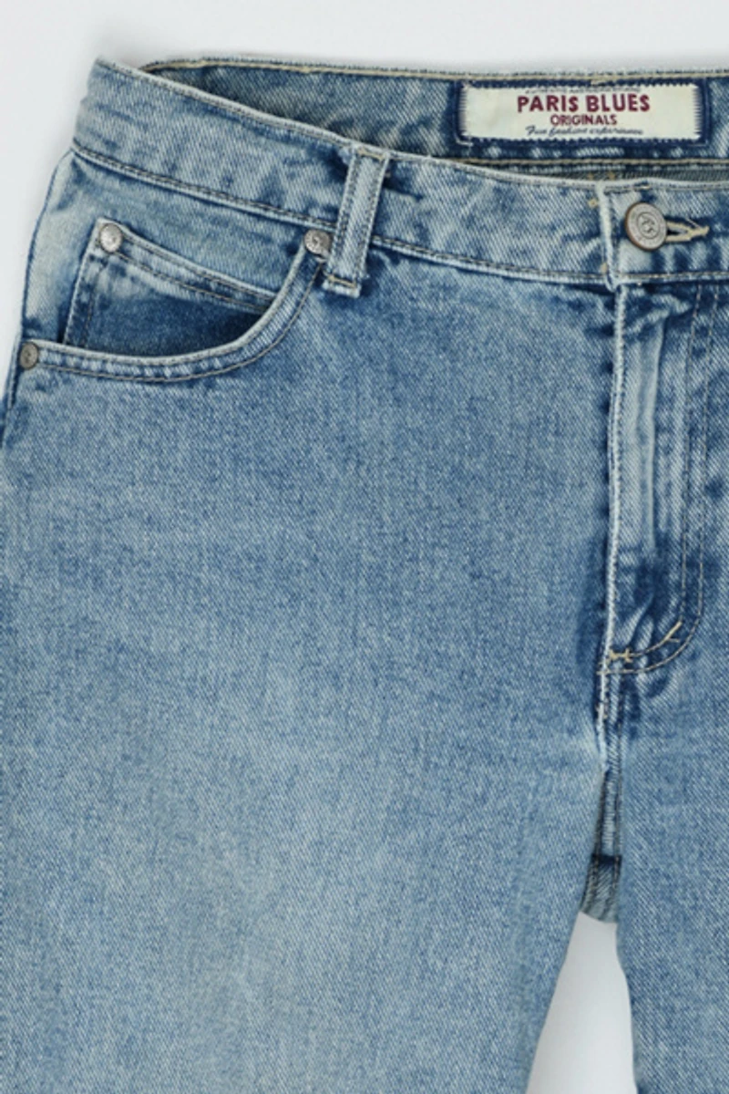 Vintage Y2k Paris Blues Classic Wash Flared Jean