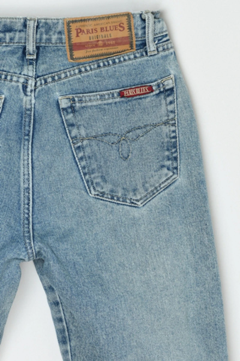 Vintage Y2k Paris Blues Classic Wash Flared Jean