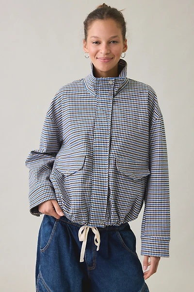 UO Harper Funnel Neck Bomber Jacket