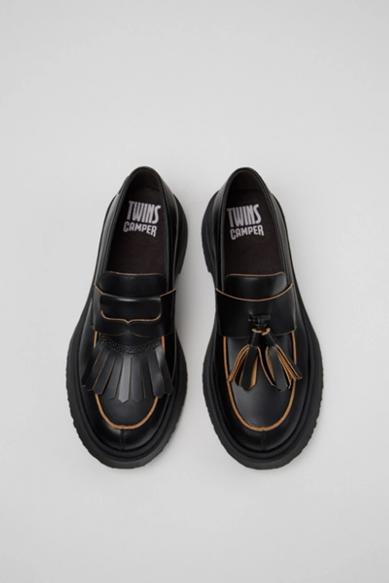 Camper Walden Twins Leather Moccasin Loafer