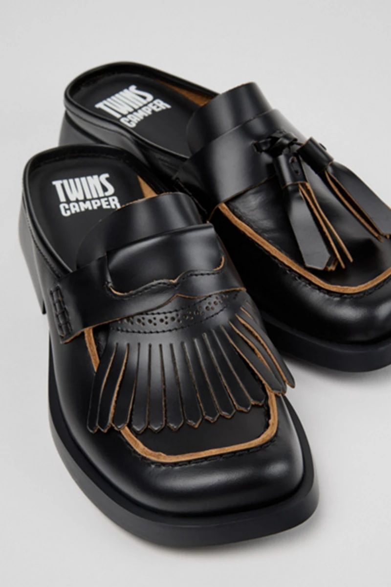 Camper Donna Twins Leather Clog