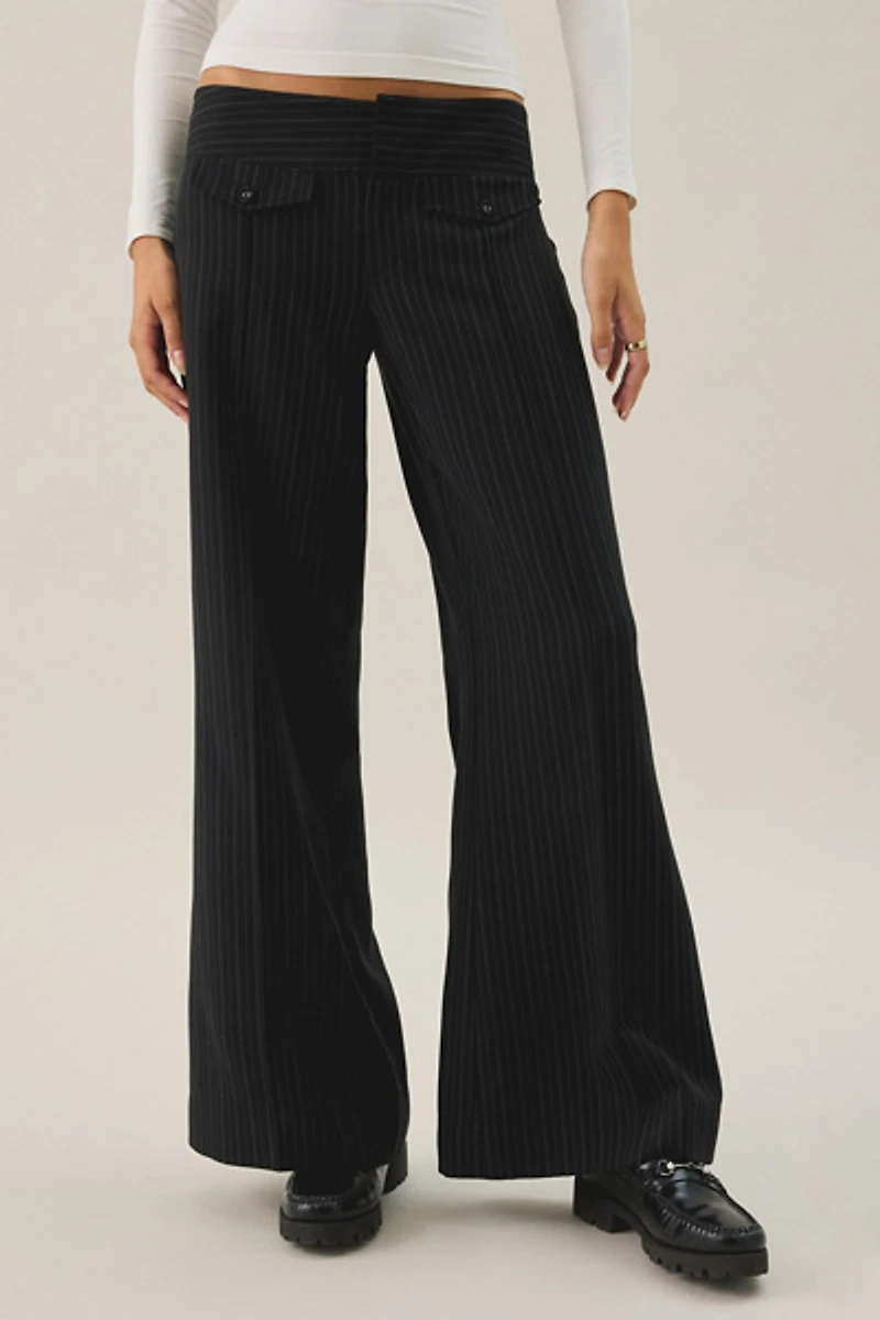 BDG Hannah Low-Rise Flare Trousers