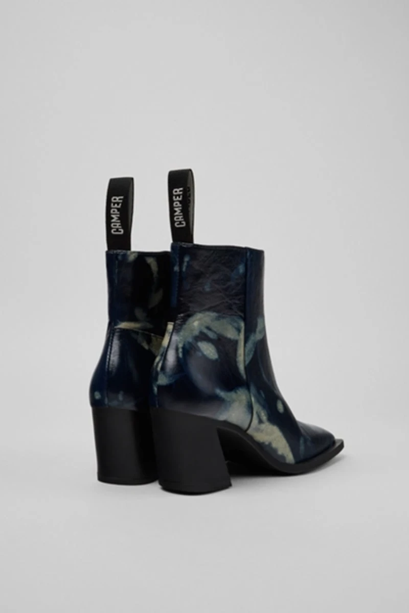 Camper Karole Leather Zip-Up Boot