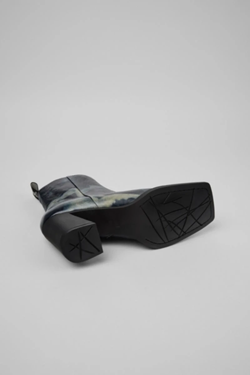 Camper Karole Leather Zip-Up Boot