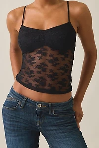 Out From Under Zola Sheer Lace Layered Cami