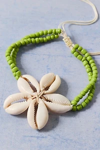 Shoreline Petal Beaded Anklet