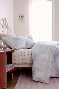 Dottie Lace Printed Soft Tee Jersey Duvet Cover