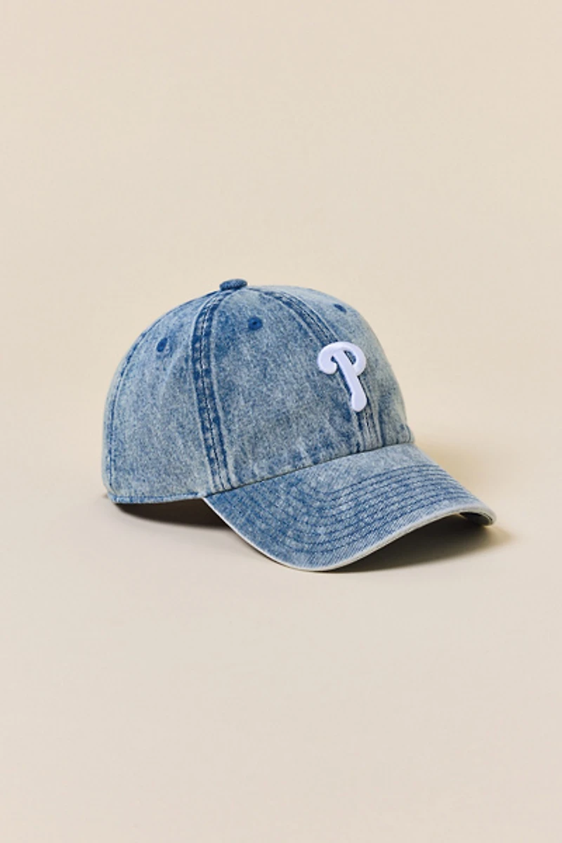 Mitchell & Ness MLB Philadelphia Phillies Denim Dad Hat