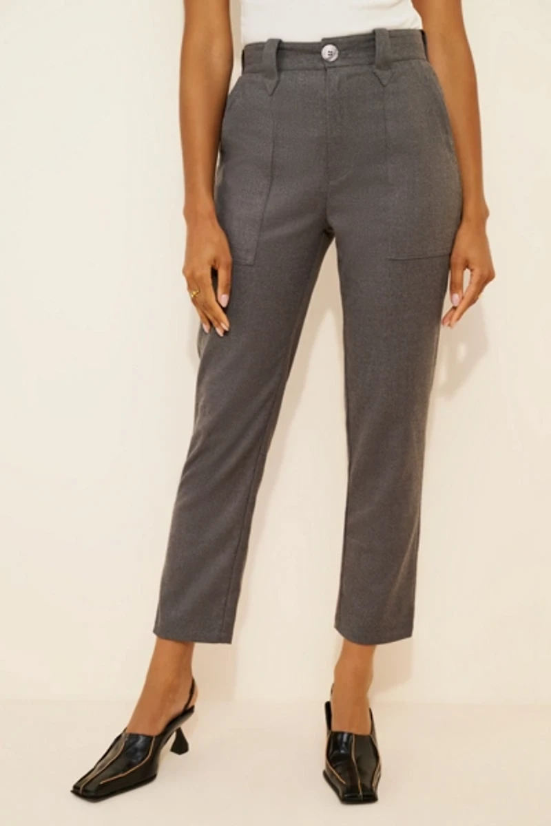 Fashion Brand Company Face Cut Out Pants