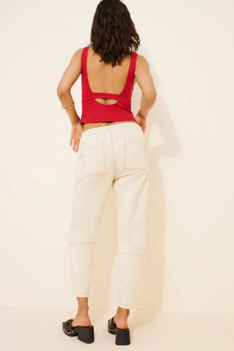 Lisa Says Gah Ivy Drawstring Pants