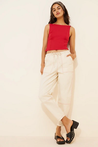 Lisa Says Gah Ivy Drawstring Pants