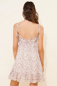 Dress Forum Sleeveless Floral Mini