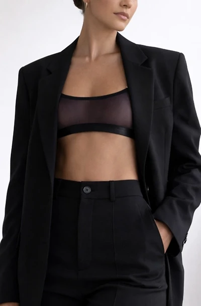 LECHERY® Lustrous Sheer Bralette