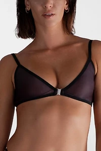 LECHERY® Lustrous Sheer Triangle Bra