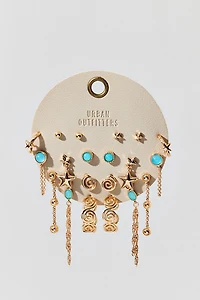 Swirl & Star Multi Earrings Set