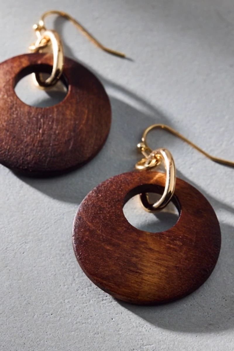 Bamboo Drop Earrings