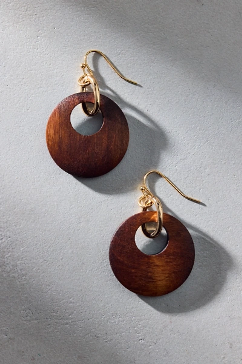 Bamboo Drop Earrings