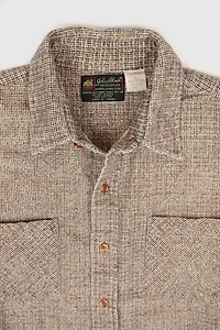 Vintage Pattern Button-Down Shirt