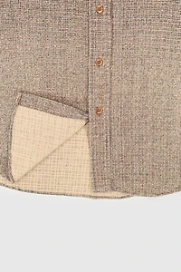 Vintage Pattern Button-Down Shirt