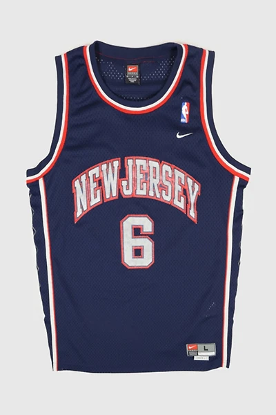 Vintage New Jersey Nets Kenyon Martin Basketball Jersey