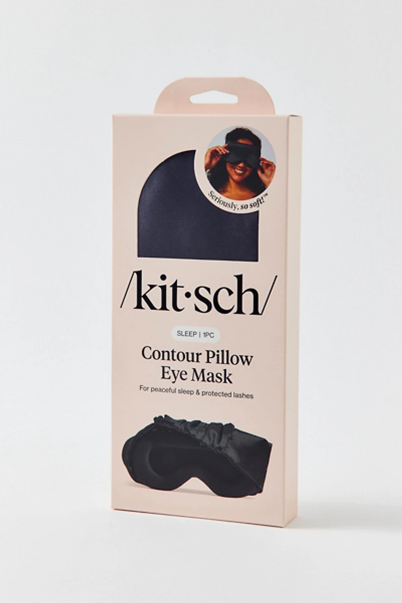 KITSCH Satin Contour Pillow Eye Mask