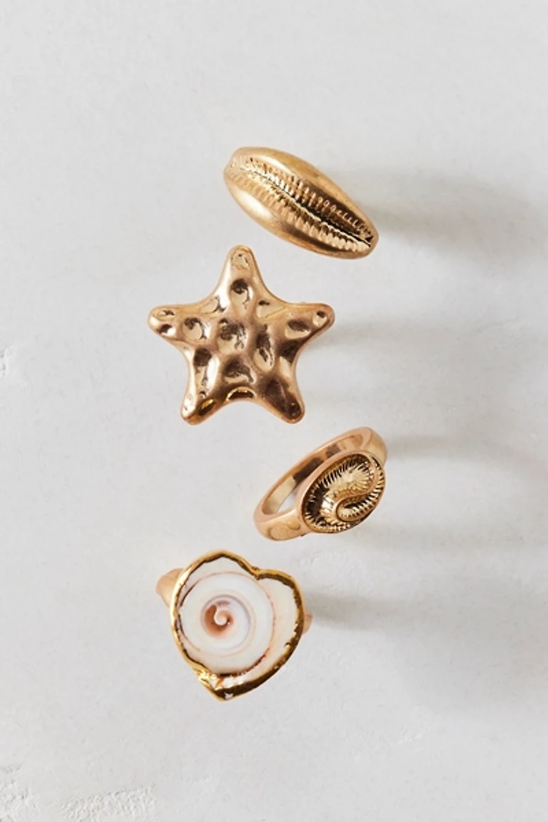 Sea Star Rings Set