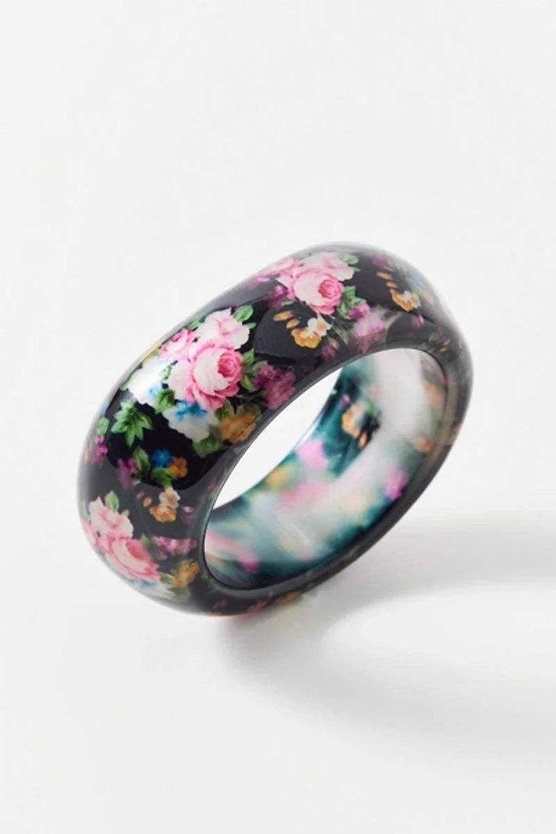Chunky Printed Bangle Bracelet