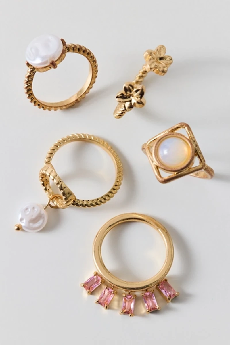 Stella Romantic Mix & Match Rings Set
