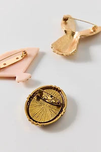 Hare's Haste Rabbit Brooch Set