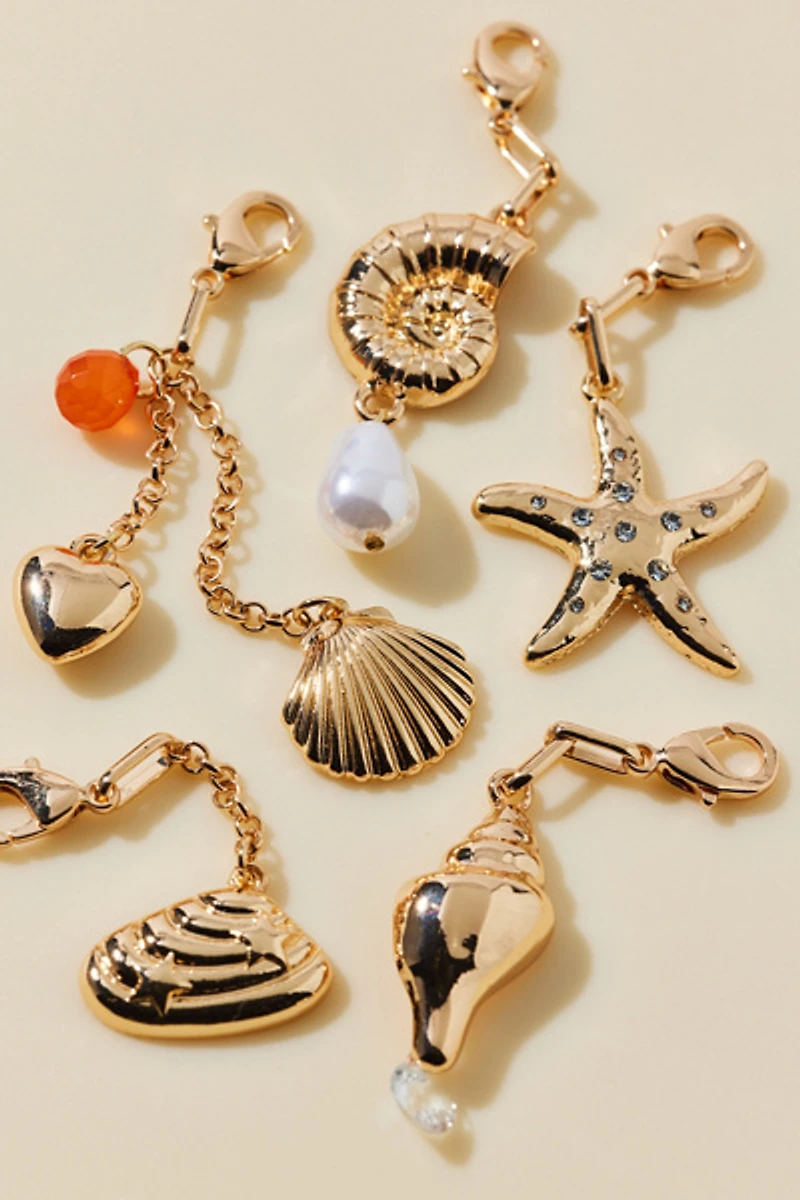 Seashell Love Bikini Charms Set