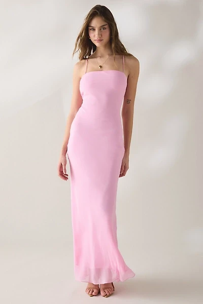 NIA Estrella Strappy Open-Back Maxi Dress