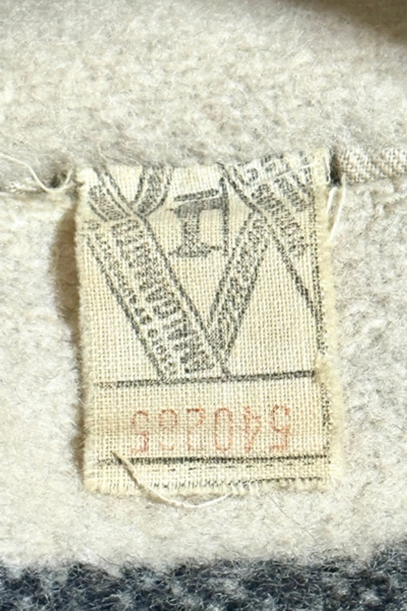 Vintage 1950's Land N Lakes Western Striped Blanket Jacket