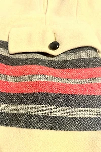 Vintage 1950's Land N Lakes Western Striped Blanket Jacket