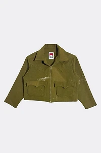 Vintage 1940's Santa Fe Olive Drab Blanked Western Jacket
