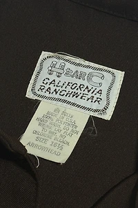 Vintage 1970's H Bar C Chainstitched Western Pearl Snap Shirt