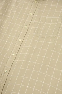 Vintage Windowpane Check Button-Down Shirt