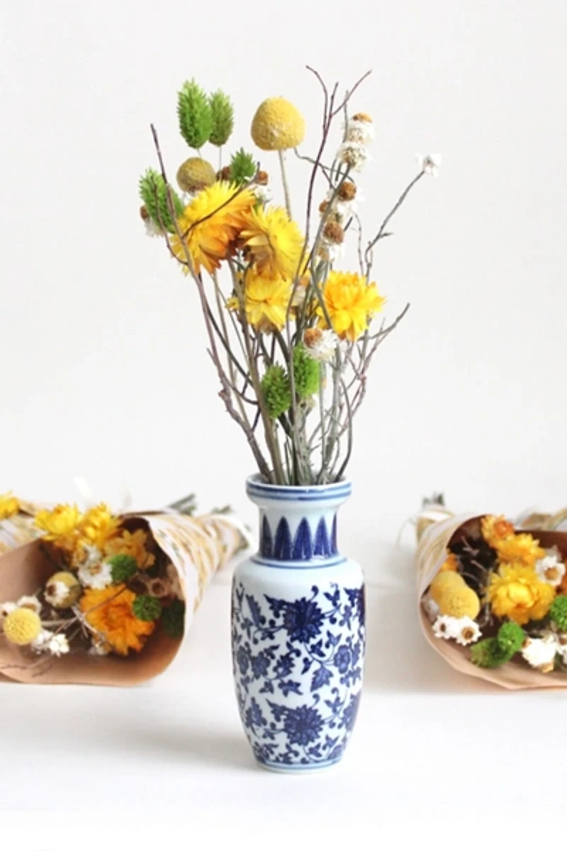 Roxanne’s Dried Flowers Lemon Blossom Bouquet